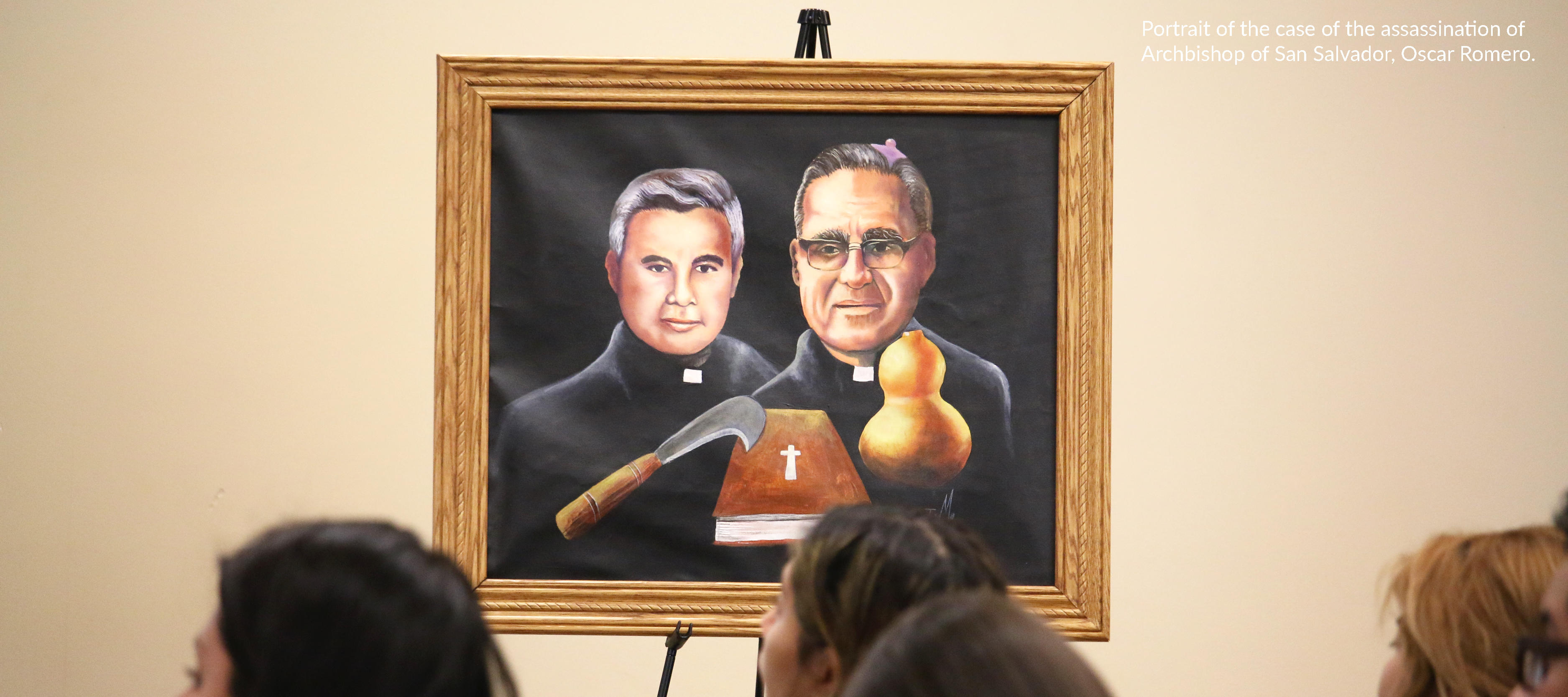 Portrait of the case of the assassination of Archbishop of San Salvador, Oscar Romero. 